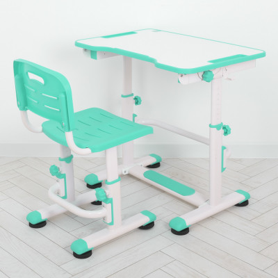 Дитяча парта зі стільцем Bambi M 4820 - Бірюзовий (5)