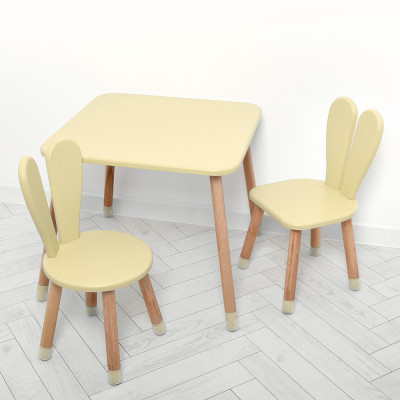 Столик з двома стільцями 04-025 - Бежевий