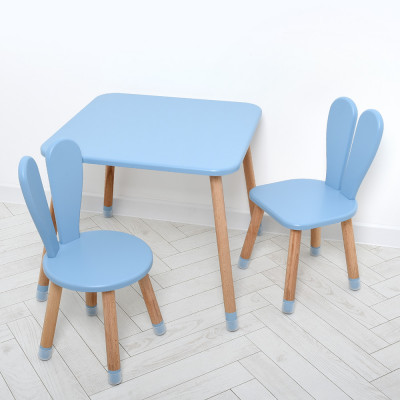 Столик з двома стільцями 04-025 - Блакитний
