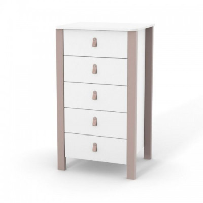 Комод Верес Монако 600 високий - Капучино-білий