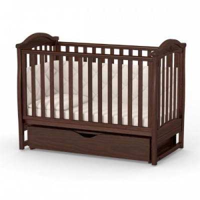 Дитяче ліжечко Верес ЛД3 (маятник з шухлядою) - Горіх