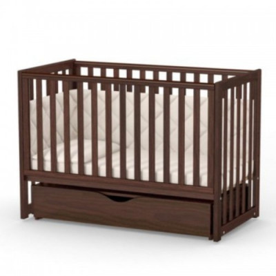 Дитяче ліжечко Верес ЛД13 (з маятником та шухлядою) - Горіх