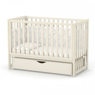 Дитяче ліжечко Верес ЛД13 (з маятником та шухлядою) - Слонова кістка