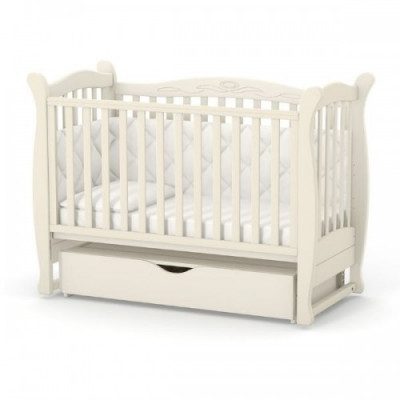 Дитяче ліжечко Верес ЛД15 (з шухлядою та маятником) - Слонова кістка