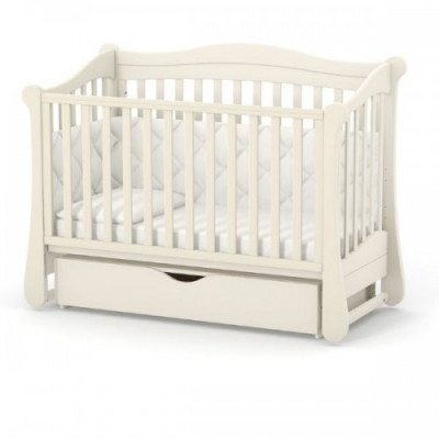 Дитяче ліжечко Верес ЛД18 (з шухлядою та маятником) - Слонова кістка