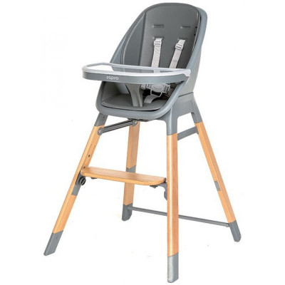 Стільчик для годування 4 в 1 Espiro Sense - 07 Gray