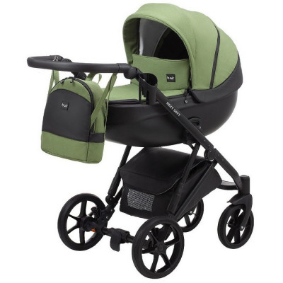 Коляска 2 в 1 Bair Next Soft - Оливковий (07)