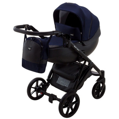 Коляска 2 в 1 Bair Next Soft - Темно-синій (30)