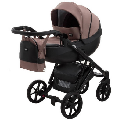 Коляска 2 в 1 Bair Next Soft - Темний капучино (03)