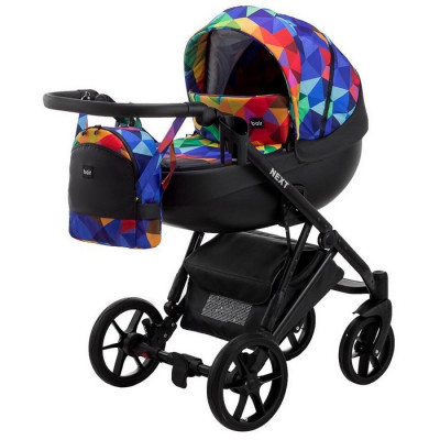 Коляска 2 в 1 Bair Next Soft - Калейдоскоп (24)
