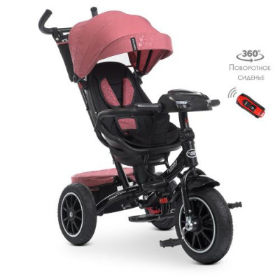 Дитячий триколісний велосипед TurboTrike М5448 HANS - Рожевий (6ST)