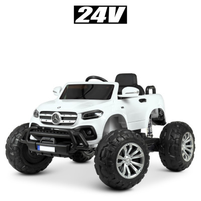 Дитячий електромобіль з пультом керування Bambi M 4786 (24V) - Білий (EBLR-1)