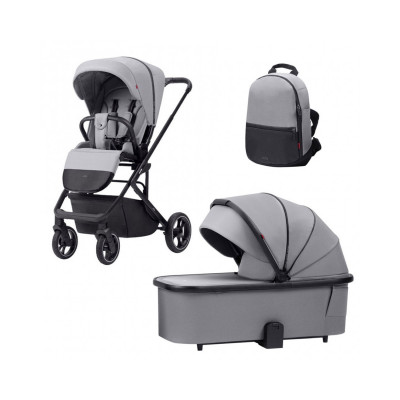 Коляска 2 в 1 Carrello Alfa 2023 - Feather Grey