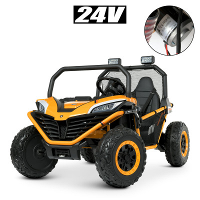 Дитячий баггі з пультом керування Bambi M 4969 (2) 24V - Жовтий (EBLR-7)