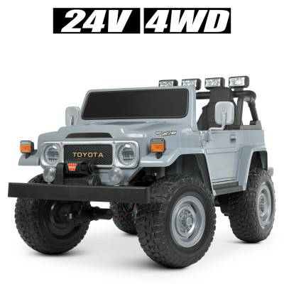 Дитячий позашляховик з пультом керування Bambi M 4968 (24V) - Сірий (EBLR-11)