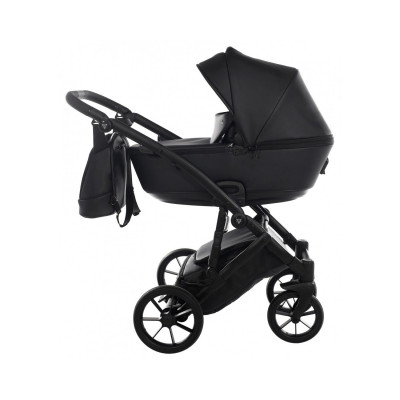 Універсальна коляска 2 в 1 Junama Space - Black Eco 03 еко шкіра (J-SpE-03)