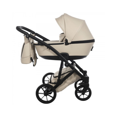 Універсальна коляска 2 в 1 Junama Space - Beige Eco 02 еко шкіра (J-SpE-02)