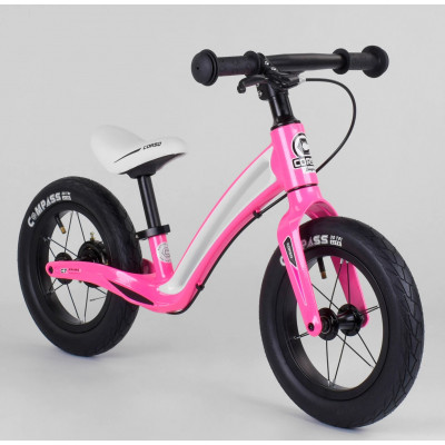 Велобіг Corso "Prime C7" - Рожево-білий (78753)