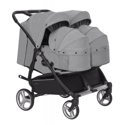 Універсальна коляска 2 в 1 для двійні Carrello Connect CRL-5502 - Ink Gray