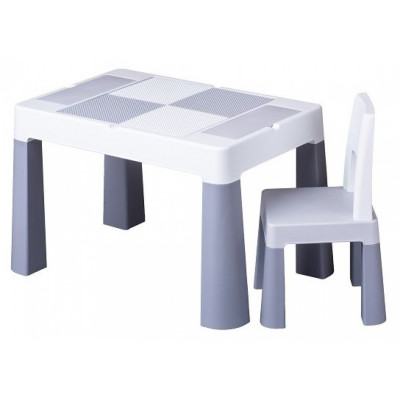 Комплект меблів Tega Baby Multifun столик + стільчик - Gray