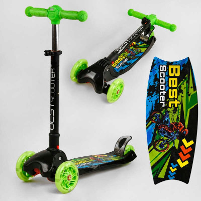 Дитячий трьохколісний самокат BEST SCOOTER MAXI - Пітбайк (L-8574)