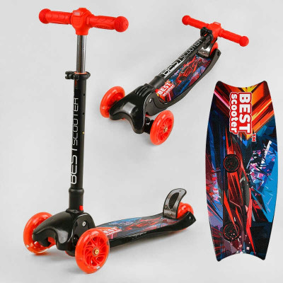 Дитячий трьохколісний самокат BEST SCOOTER MAXI - Спорткар (L-9563)