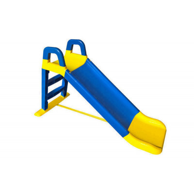 Дитяча гірка для катання 140 см 0140 DOLONI - Синя з жовтими вставками (0140/03)