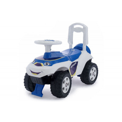 Дитячий музичний толокар "Автошка" 0142 DOLONI - Біло-синій (0142/11)
