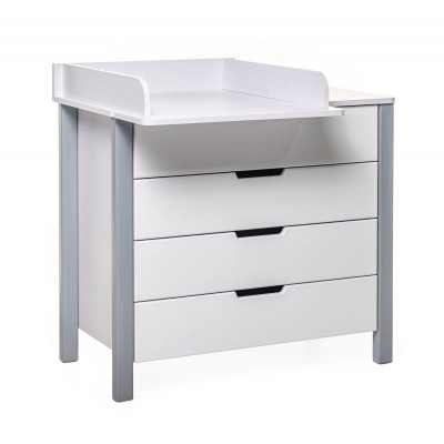 Комод-пеленатор DeSon Svitanok - Білий-сірий