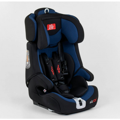 Автокрісло універсальне Joy FX 7887, 9-36 кг, ISOFIX - Чорний-синій