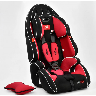 Автомобільне крісло універсальне Joy G 0915, 9-36 кг, з бустером - Чорно-червоний