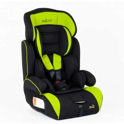 Дитяче автокрісло JOY  універсальне, група 1/2/3, вага дитини від 9-36 кг, з бустером - Салатовий