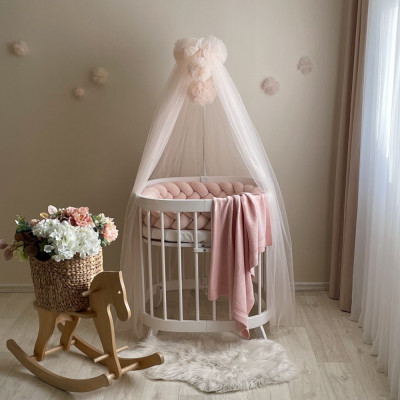 Балдахін з помпонами MSonya - Рум'яний