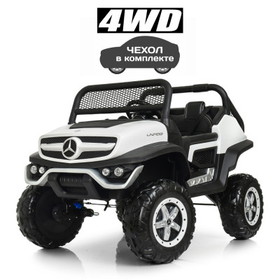 Дитячий джип з пультом керування Bambi M 4133 - Білий (EBLR-1)