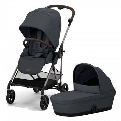 Дитяча коляска 2 в 1 Cybex Melio - Monument Grey
