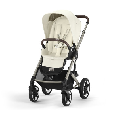 Прогулянкова коляска Cybex Talos S Lux 2023 - Seashell Beige (Taupe Frame)