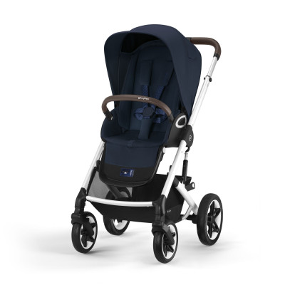 Прогулянкова коляска Cybex Talos S Lux 2023 - Ocean Blue (Silver Frame)