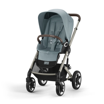 Прогулянкова коляска Cybex Talos S Lux 2023 - Sky Blue (Taupe Frame)
