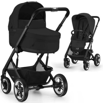 Дитяча коляска 2 в 1 Cybex Talos S Lux SLV - Moon Black