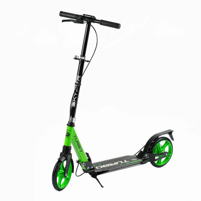 Самокат Skyper "Turbo"  сталева рама, ручне дискове гальмо, діаметр PU коліс - 200мм, 2 амортизатори - TR-46503