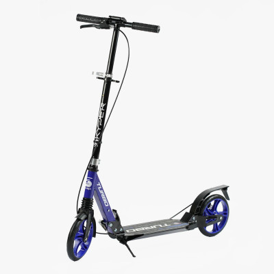 Самокат Skyper "Turbo"  сталева рама, ручне дискове гальмо, діаметр PU коліс - 200мм, 2 амортизатори - TR-47055