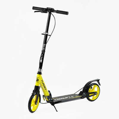 Самокат Skyper "Turbo"  сталева рама, ручне дискове гальмо, діаметр PU коліс - 200мм, 2 амортизатори - TR-23699