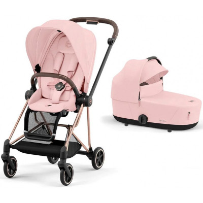 Дитяча коляска 2 в 1 Cybex Mios 4.0 шасі Rose Gold - Peach Pink