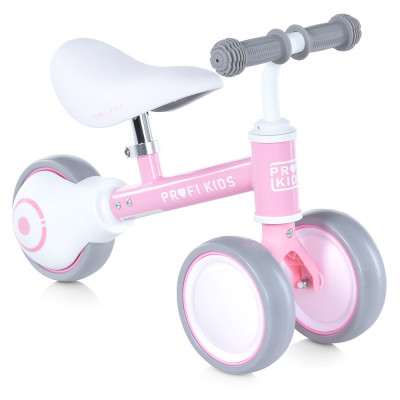 Дитячий біговел PROFI KIDS 6 д. MBB 1016 - Біло-рожевий