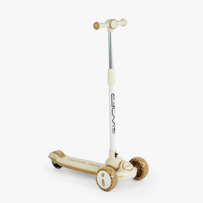 Самокат триколісний Skyper колеса PU 125х35мм зі світлом, музика та підсвічування платформи, УКРАЇНСЬКЕ ОЗВУЧУВАННЯ, кермо складне, в пакеті - ER-64620