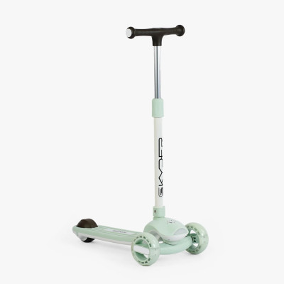 Самокат триколісний Skyper  колеса PU 125х35мм зі світлом, музика та підсвічування платформи, УКРАЇНСЬКЕ ОЗВУЧУВАННЯ, кермо складне, в пакеті - LT-60890