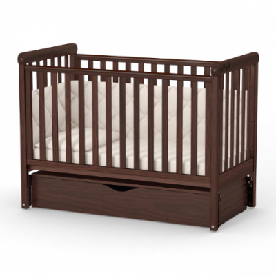 Дитяче ліжечко Верес ЛД12 (з шухлядою) - Горіх