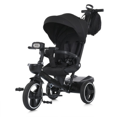 Дитячий трьохколісний велосипед з ручкою El Camino Vector ME 1162 - Black