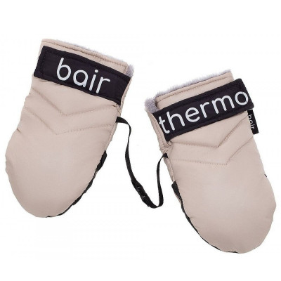 Зимові рукавиці на коляску Bair Thermo Mittens - biege sand