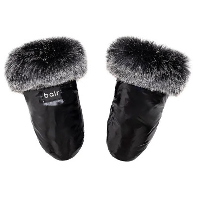 Зимові рукавиці на коляску Bair Northmuff - black moncler